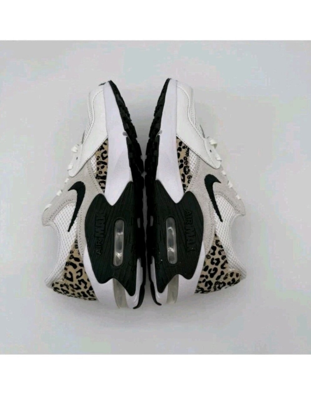 Nike Air Max Excee White Leopard Print Athletic Shoe HQ2115 100 Women Size 10 - Picture 5 of 5